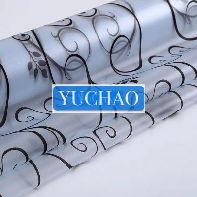 Ycm001 Anti-Riot New Supply Glass Paper-Cut for Window Decoration Window Flower Paste Frosted Window Paper Glass Paster Wholesale