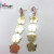 Foreign trade new metal smooth face plum flower tassel earrings hot sales hot style pendant yiwu jewelry manufacturers direct sales