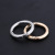 Ring ring ring ring ring silver metal hook car key ring male opening connect diy key chain