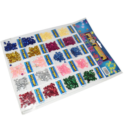Color 20 a version of circle sequins DIY handmade materials PVC color sequins beads pieces clothing accessories