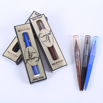 2018 new charming electric eye kajal eyeliner wholesale tricolor optional long-effect waterproof color eyeliner