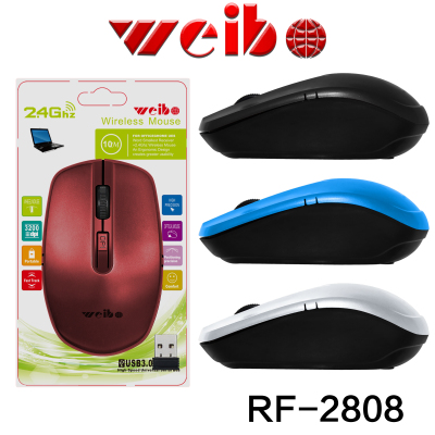 Weibo weibo hot selling computer 10 meters wireless mouse energy saving plug and play manufacturers direct