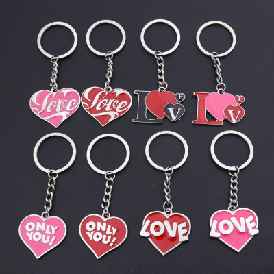 LOVE car keychain LOVE car keychain men and women's handbags and pendants for valentine's day