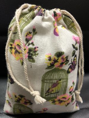 13*18 woven cotton sack pocket gift bag available