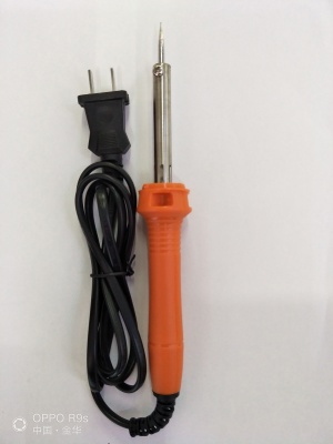 High grade soldering iron with plastic handle