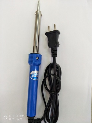 High grade soldering iron with plastic handle