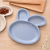 Wheat Straw Fast Food Plate Children's Tableware Set Cartoon Bunny Dumpling Plate Bowl Dish & Plate Plate