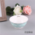 Polka Dot Bowl Japanese and Korean Creative Ceramic Tableware Household Bowls and Dishes Rice Bowl Noodle Bowl Porringer