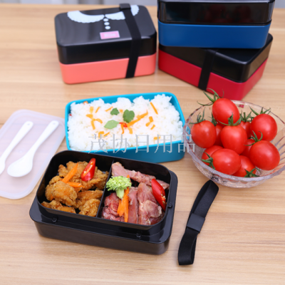 Japanese-Style Double-Layer Lunch Box Sushi Box