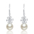 925 Silver Hook Anti-Allergy Pearl Earrings All-Match Fashion Earrings Personality Trendy Lady Graceful Earrings Wholesale