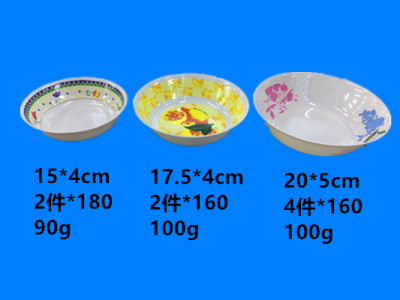 Melamine bowl Melamine tableware Melamine inventory spot Melamine decal bowl low price processing can be sold by ton