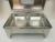 Buffet oven hydraulic stainless steel square flap insulated hot plate electric alcohol heater