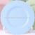 Plate new technology plate fashionable macaron decoration plate candy color round plate