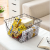 Large Japanese Wrought Iron Storage Basket Books Fruit Cloth Storage Basket Home Storage Basket Zakka Groceries