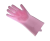 Silicone Dishwashing Magic Gloves Silicone Long Hair Brush TikTok Anti-Scald Slip-Resisting Silicone Gloves