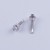 Hardware screw blister pack 4PCS hexagonal worsted drill tail (PVC rubber pad)5-24*50