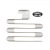 Stainless steel trouser rack multifunctional magic s-style multi-layer trousers clip hanging trousers wardrobe storage 