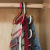 Wardrobe multi-function S magic tights rack multi-layer anti-skid pants clip men's and women's clothing rack 