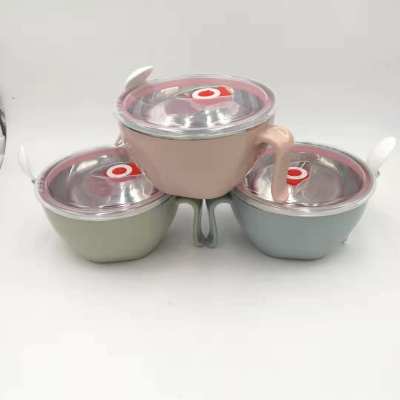 Creative fashion gift 1200ML stainless steel noodle bowl at the boutique for 10 yuan