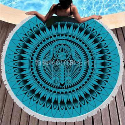 Fringe oversized round beach cushion yoga mat beach resort mandala beach blanket