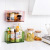 Simple and transparent paste wall-mounted storage box bathroom storage rack without nail mark mask storage box set