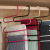 Wardrobe multi-function S magic tights rack multi-layer anti-skid pants clip men's and women's clothing rack 