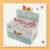 Super rabbit - transparent box mini multicolor rubber display box for learning