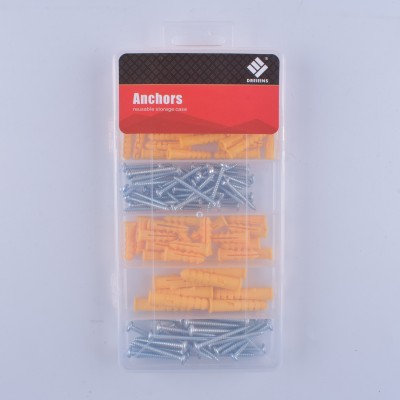 Pp boxed set of expansion pipe screw set for household fasteners hardware