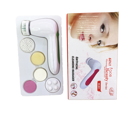 Electric multi-function cleanser face massager cleans facial skin with 2 batteries