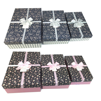 HL-C90 New Retro Rectangular Gift Box Simple Paper Box Custom Factory in Stock Wholesale