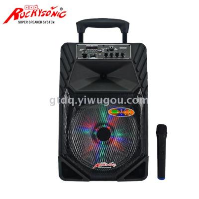 Manufacturer direct-sale high-power pull rod bluetooth battery stereo.