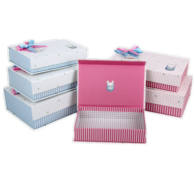 Ten Manufacturers Custom Paper Box Wholesale Square Cartoon Floral Gift Box Creative Upscale Flip Iron Suction Box