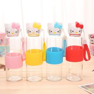 H59-8002 Solid Color Creative Handy Cup Borosilicate Anti-Scald Glass Cup 360ml