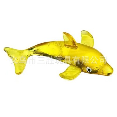 Vent pressure creative toy manufacturers direct toys stick hand cuteness express animals solid soft glue big dolphins