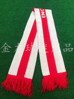 English scarf - dyed, polyester, acrylic and other fabrics for the world's fan scarf