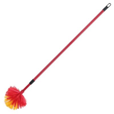 Telescopic extension rod cleaning brush roof cleaning brush round brush between brush dusting sweep the spiders web brush