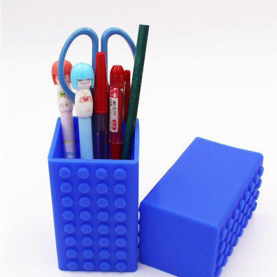 Silica gel pen holder environmental protection business pen color can be customized