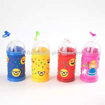 Manufacturers direct PVC cup creative cartoon soft plastic children's cup delicate design custom mugs