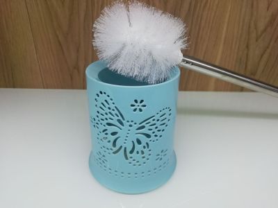 Hot sale bathroom hollow-out toilet brush with base cleaning brush toilet cleaning brush supplies
