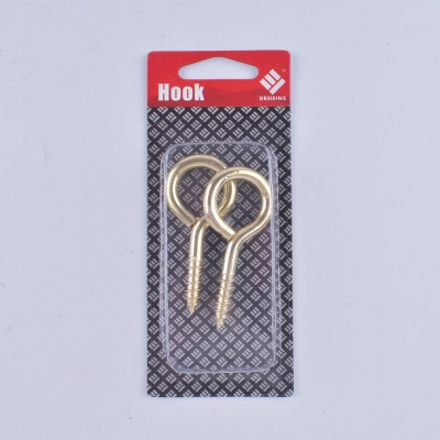 Hardware hook suction card packaging copper plated sheep eye 16# 4.7*55*16
