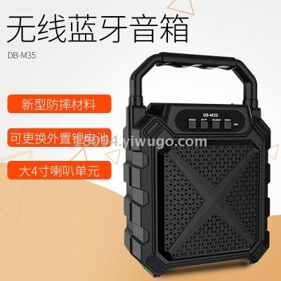 New outdoor bluetooth speaker square dance portable plug-in card radio manufacturers direct marketing