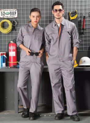 Long-Sleeve Working Clothes, Clothes for Sanitation Workers, Anti-Static Work Clothes, Auto Repair Factory Work Clothes.