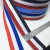 Red, White and Blue Tripe Tape Creative Fashion Medal Belt Home Textile Sling Processing Customized Polyester Ribbon Wholesale