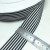 3.8cm Red White Black and White Tripe Tape Fashion Simple Dacron Ribbon Creative Bowknot Ribbon Factory Wholesale