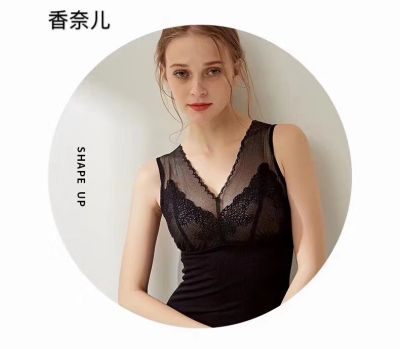 Lace queen seamless thermal vest seamless hot style thermal vest