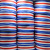 Manufacturers Supply 3cm Polyester Tripe Tape Red, White and Blue Three-Color Ribbon Fashion Simple Clothing Shoes Ingredients Wholesale