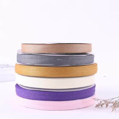 Manufacturers direct color coded clothing textile accessories ribbon wrap edge