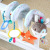 Baby animal car around the bed ring safety mirror hanging plush toys