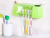 No need to punch the hole of the toilet suction brush rack shelves rack mounting multi-function