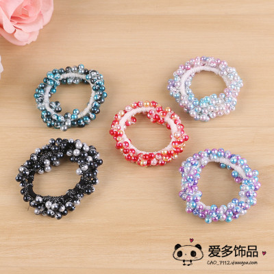 Small ornaments hair ornaments dovetail rings hair rope head flower headdress ornaments hair ornaments, Small hair rope to tie hair rubber band